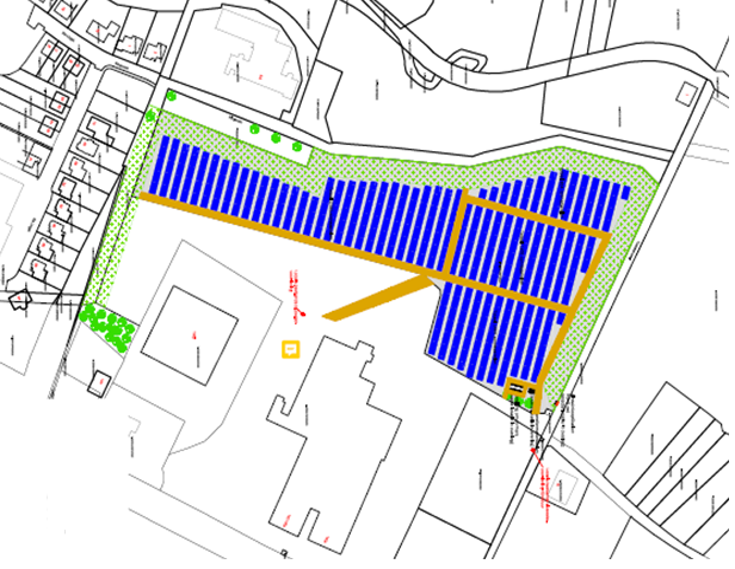 Opstellingsontwerp panelen